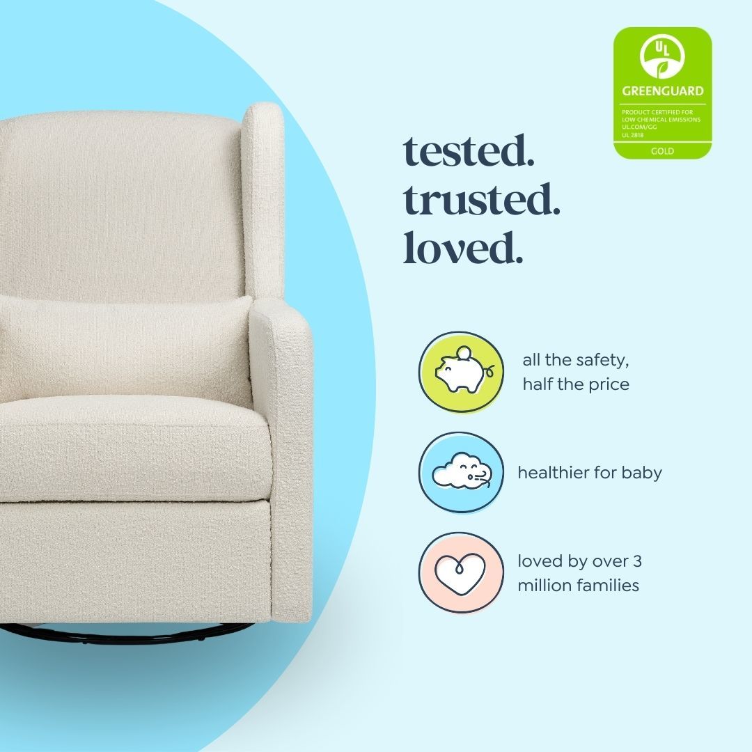 F19587WB,Carter's,Arlo Recliner and Swivel Glider in Ivory Boucle