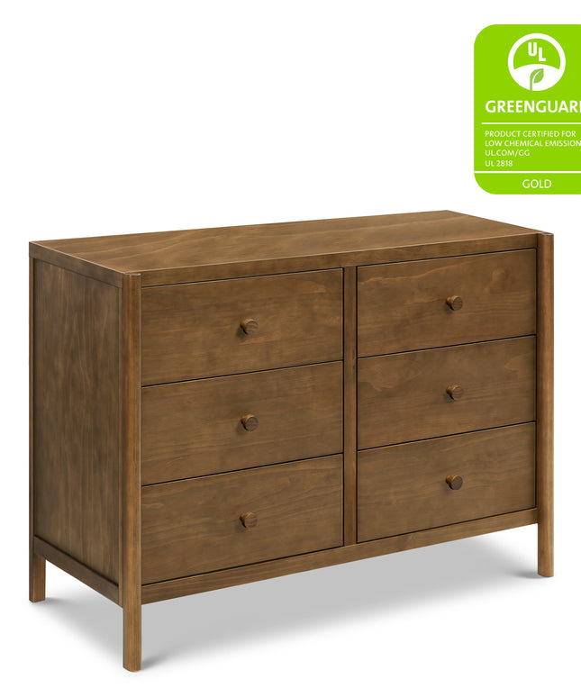 M25126L,DaVinci,Birdie 6-Drawer Dresser in Walnut