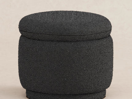 M22985BKB,Babyletto,Enoki Storage Ottoman in Black Boucle
