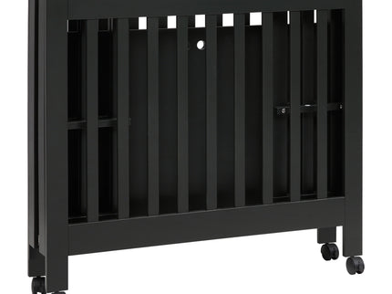 M6698B,Babyletto,Origami Mini Crib in Black Finish