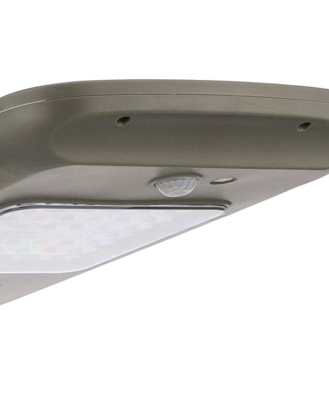 Refuge 12"W Dark Gray Motion Sensor Solar LED Security Light