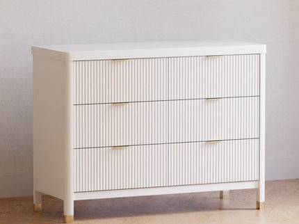 M26716RW,Namesake,Brimsley Tambour 6-Drawer Assembled Dresser in Warm White