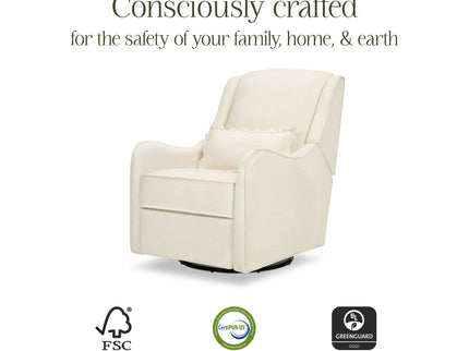 M27787PIEB,Namesake,Devon Recliner and Swivel Glider in Performance Ivory Eco-Basketweave