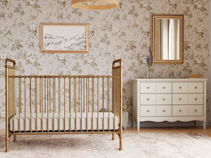 M15501VG,Namesake,Abigail 3-in-1 Convertible Crib in Vintage Gold
