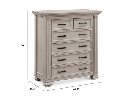 M17328MST,Namesake,Palermo 6-Drawer Chest in Moonstone