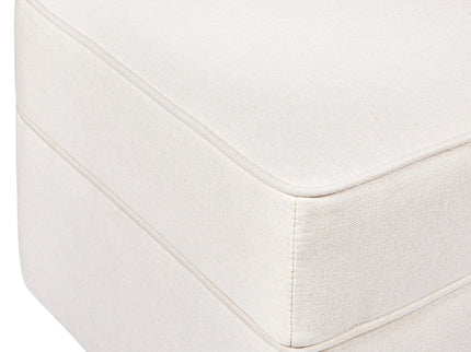 M17285PCMEW,Namesake,Willa/Alden Gliding Ottoman in Performance Cream Eco-Weave