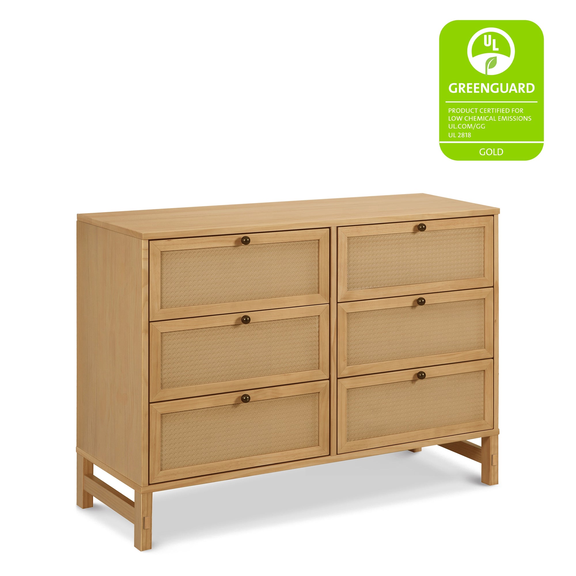 M24926HY,DaVinci,Margot 6-Drawer Dresser in Honey