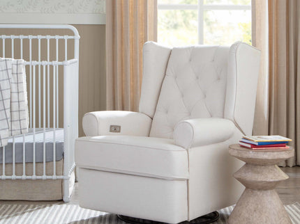 M21987PCMEW,Namesake,Harbour Power Recliner in Performance Cream Eco-Weave
