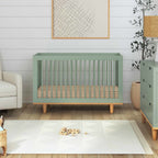 W4901LSHY,DaVinci,Marley 3-In-1 Convertible Crib in Light Sage & Honey