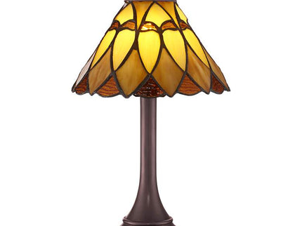 Robert Louis Tiffany 14" High Austin Art Glass LED Accent Lamp