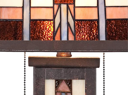 Robert Louis Tiffany Alfred 26" Mission Lamp with Table Top Dimmer