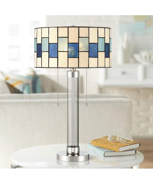 Robert Louis Tiffany Andra 24 1/2" High Art Glass Table Lamp