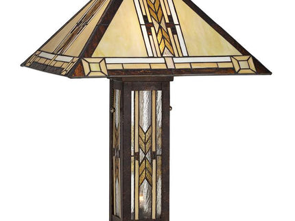Robert Louis Tiffany Drake 25 1/2" Mission Night Light Table Lamp