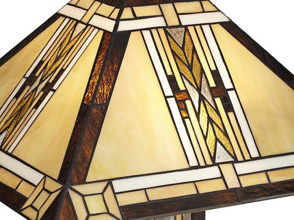 Robert Louis Tiffany Drake 25 1/2" Mission Night Light Table Lamp