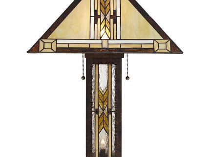 Robert Louis Tiffany Drake 25 1/2" Mission Night Light Table Lamp
