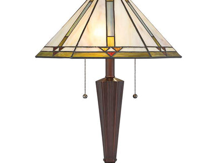 Robert Louis Tiffany Landford 22 1/2" Arts-Crafts Accent Table Lamp