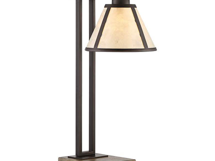 Robert Louis Tiffany Maricopa 21 1/4" Bronze Outlet and USB Desk Lamp