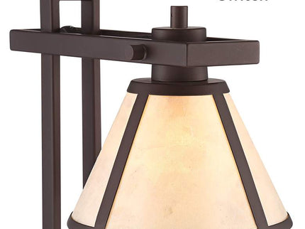 Robert Louis Tiffany Maricopa 21 1/4" Bronze Outlet and USB Desk Lamp