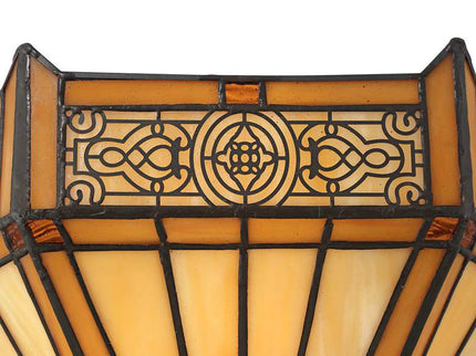 Robert Louis Tiffany Stratford 7 1/2"H Art Glass Wall Sconce Set of 2