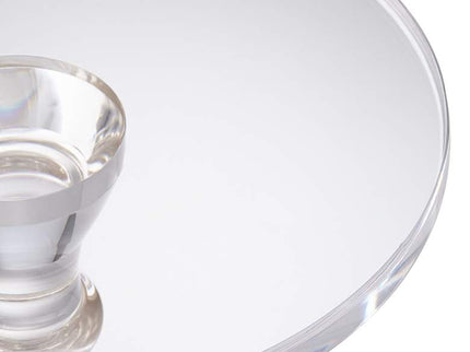 Rosaline 13 1/4" Wide Clear Acrylic Pedestal Side Table