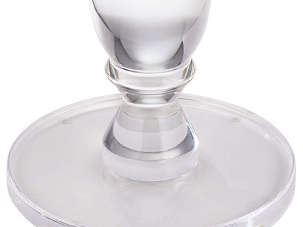 Rosaline 13 1/4" Wide Clear Acrylic Pedestal Side Table