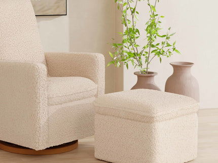 M20985CSG,Babyletto,Cali Storage Ottoman in Chai Shearling