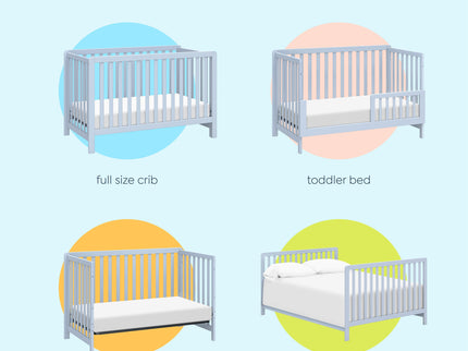 F11901PB,Carter's,Colby 4-in-1 Low-profile Convertible Crib in Powder Blue