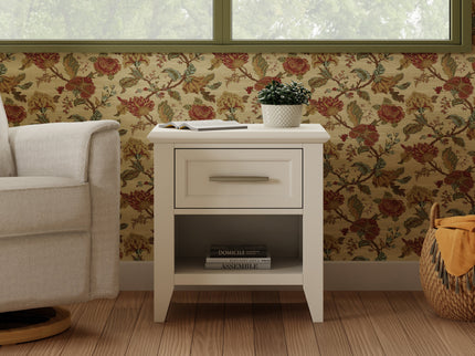 B14460RW,Monogram by Namesake,Beckett Nightstand in Warm White