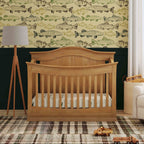 M4501HN,DaVinci,Meadow 4-in-1 Convertible Crib in Hazelnut