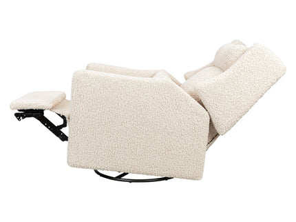 M11286AT,Babyletto,Kiwi Plus Power Glider Recliner w/ Power Headrest in Almond Teddy Loop