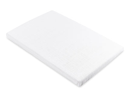 T29434,Babyletto,Plain White Muslin All-Stages Bassinet Sheet in GOTS Certified Organic Cotton