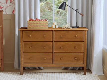 M5966CT,DaVinci,Jayden 6-Drawer Double Wide Dresser In Chestnut