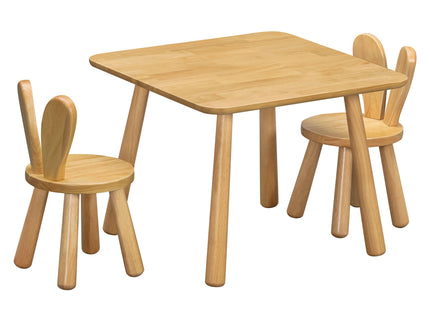 M32110LTW,Babyletto Kids,Hoppy Play Table & Chair Set in Light Wood