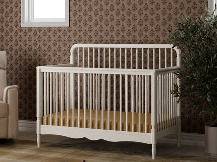 M7141RW,Namesake,Liberty 4-in-1 Convertible Spindle Crib in Warm White