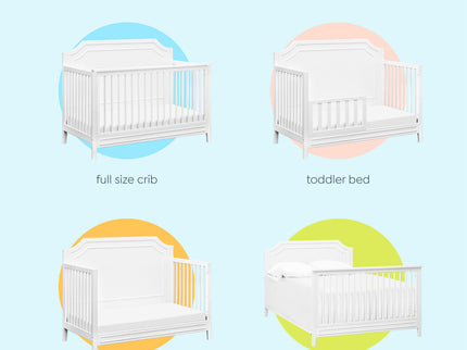 M11441W,DaVinci,Chloe Regency 4-in-1 Convertible Crib in White