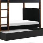 M19173B,The MDB Family,TipToe Twin Storage Trundle Bed in Black