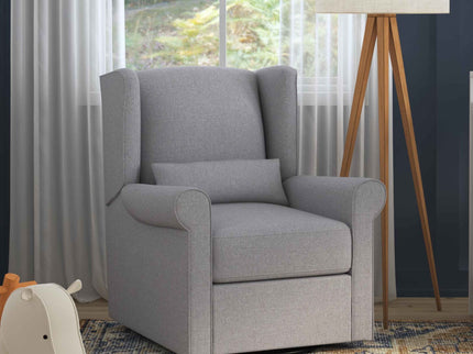 M21887MIG,DaVinci,Hayden Recliner and Swivel Glider in Misty Grey