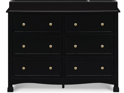 M5529E,DaVinci,Kalani 6-Drawer Double Wide Dresser in Ebony