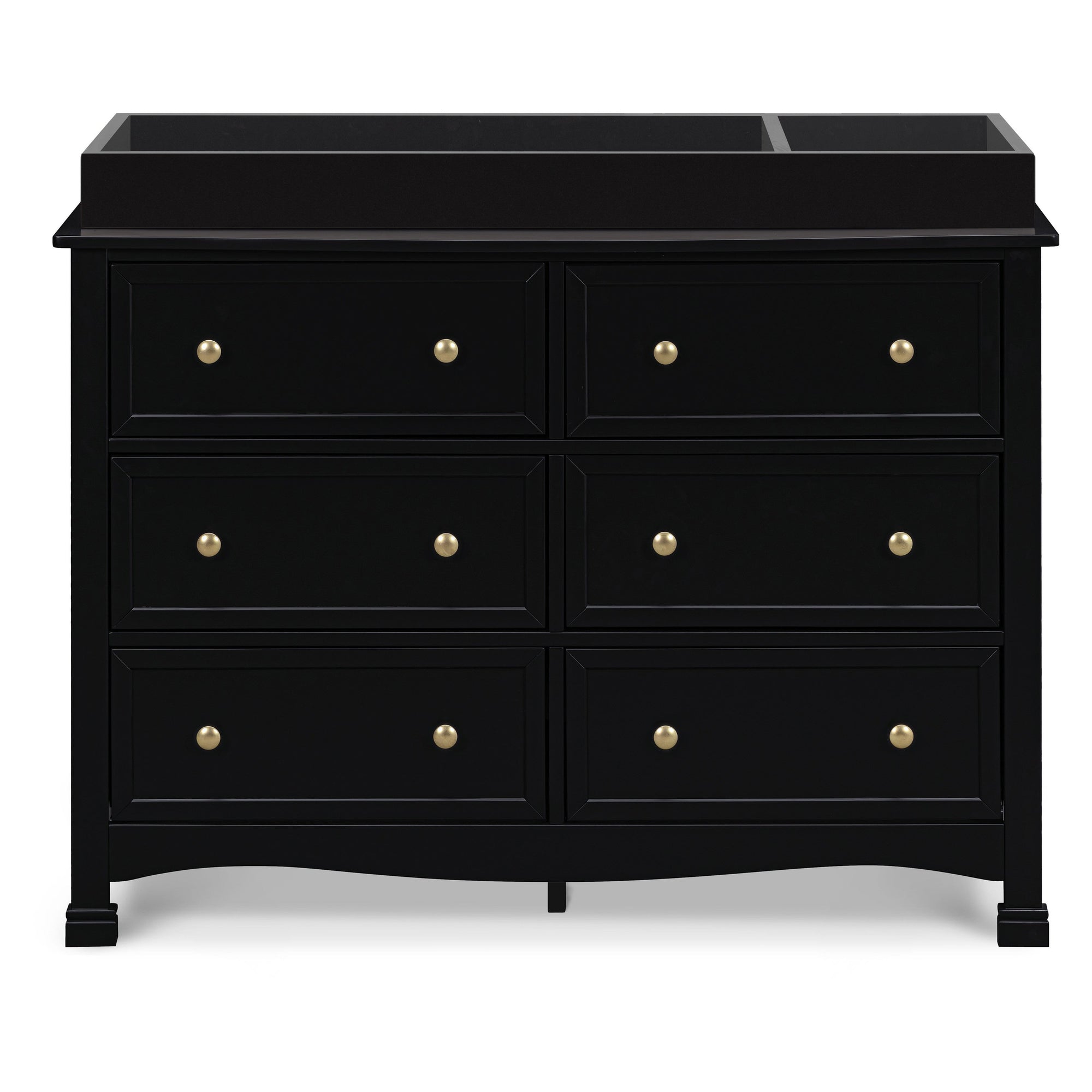 M5529E,DaVinci,Kalani 6-Drawer Double Wide Dresser in Ebony