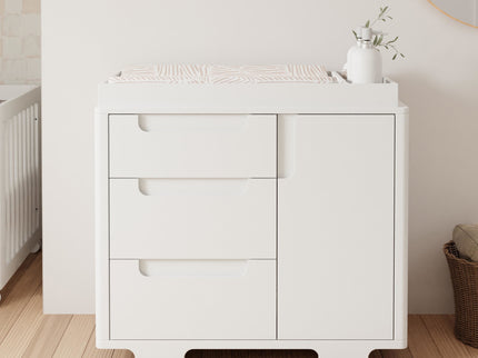 M23423W,Babyletto,Yuzu 3-Drawer Changer Dresser in White