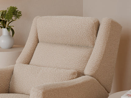 M11286CSG,Babyletto,Kiwi Plus Power Glider Recliner w/ Power Headrest in Chai Shearling