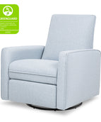 Performance Blue Chambray Eco-Twill