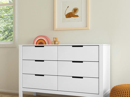 F11926W,Carter's,Colby 6-Drawer Double Dresser in White
