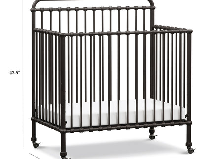 M15398UR,Namesake,Winston 4-in-1 Convertible Mini Crib in Vintage Iron