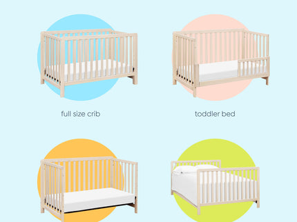 F11901NX,Carter's,Colby 4-in-1 Low-profile Convertible Crib in Washed Natural