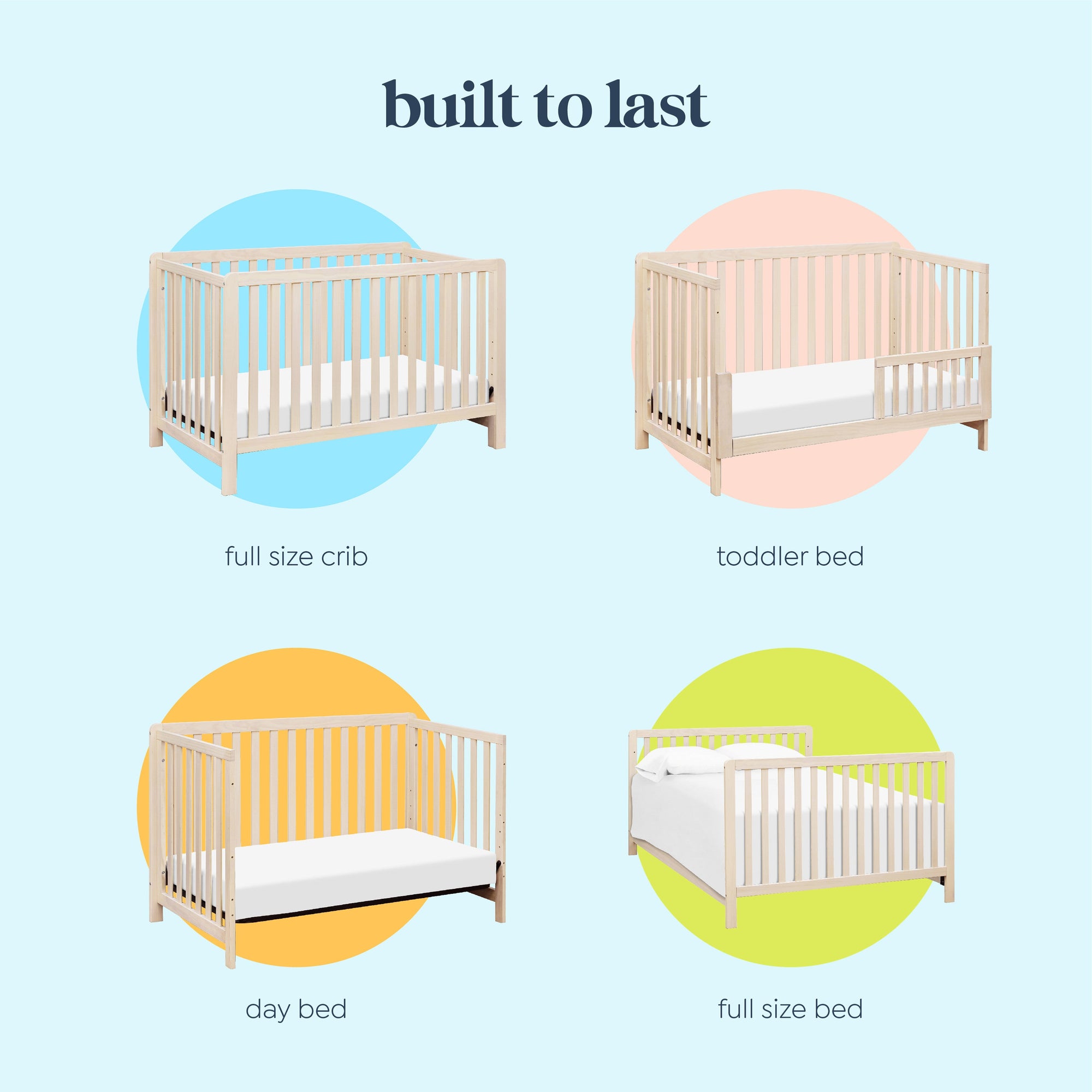 F11901NX,Carter's,Colby 4-in-1 Low-profile Convertible Crib in Washed Natural