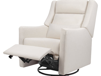 M11286PCMEW,Babyletto,Kiwi Plus Power Glider Recliner w/ Power Headrest in Performance Cream Eco-Weave