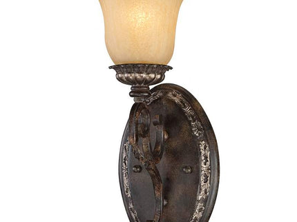San Marino Bronze and Gold 14 1/2" High Wall Sconce Set of 2