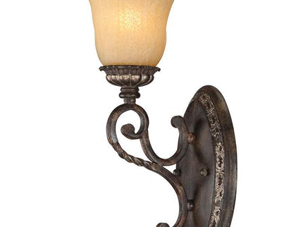 San Marino Bronze and Gold 14 1/2" High Wall Sconce Set of 2