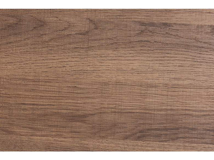 Savion 15 3/4" Wide Walnut Brown Wood Black Metal End Table